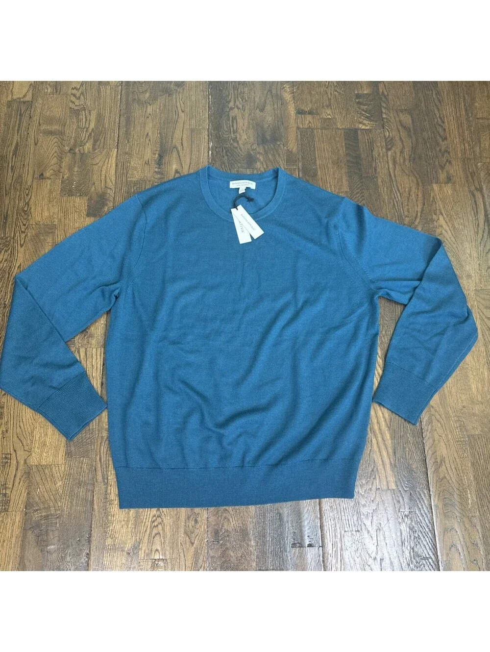 Banana Republic Men’s Nativa Fine Merino Wool Sweater Green NWT